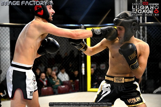 2023-12-02 Lugano in the Cage 6 01496 Kickboxing - Alfred Maccagni-Filippo Pfister